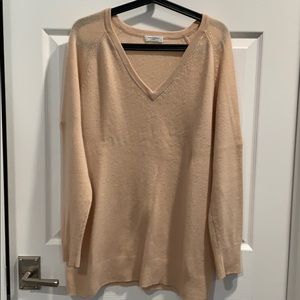 Equipment cashmere v neck sweater size L